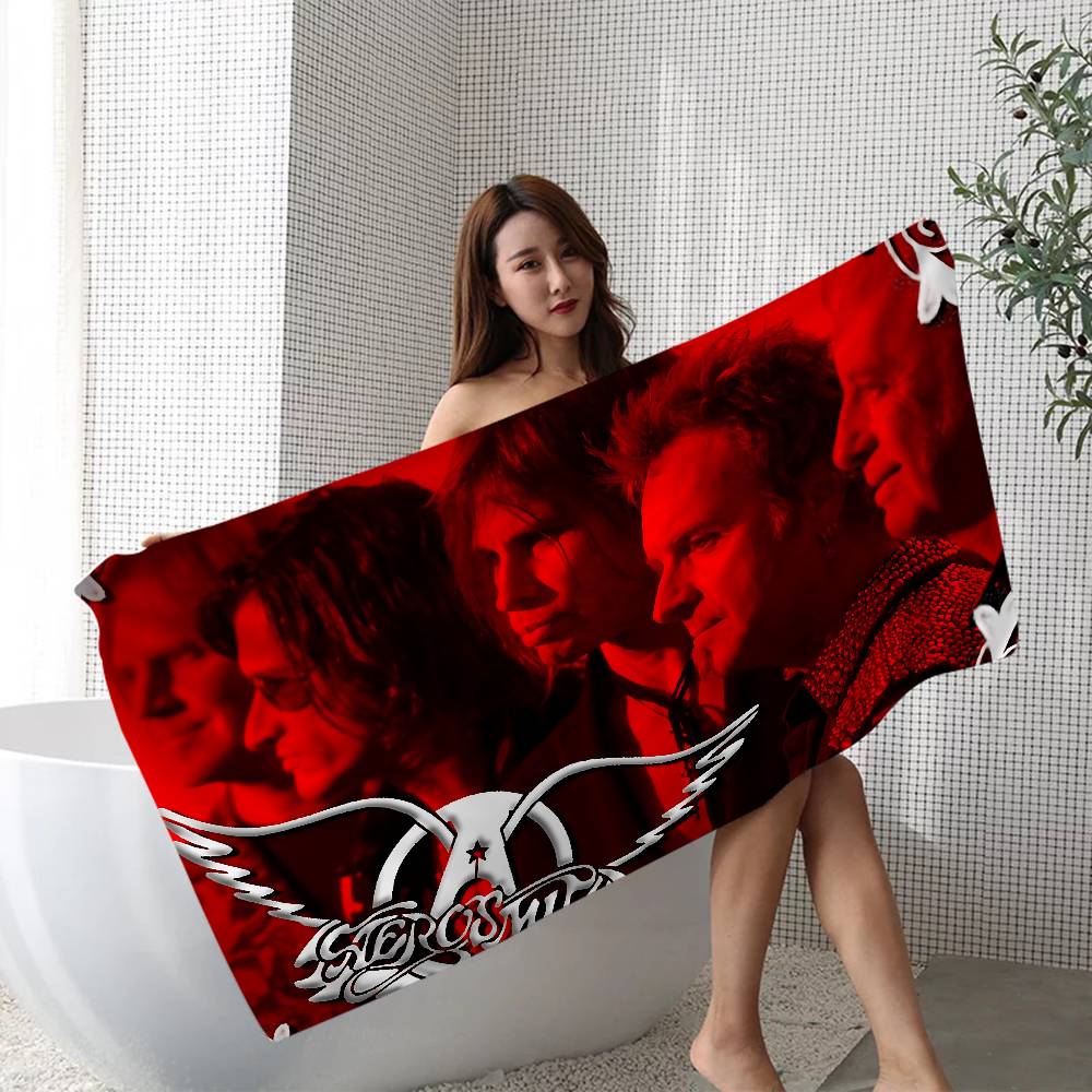Классическая рок-группа A-Aerosmith Микрофибровое пляжное полотенце Впитывающее Быстросохнущее Мягкое Полотенце для йоги, плавания, курорта, альпинизма