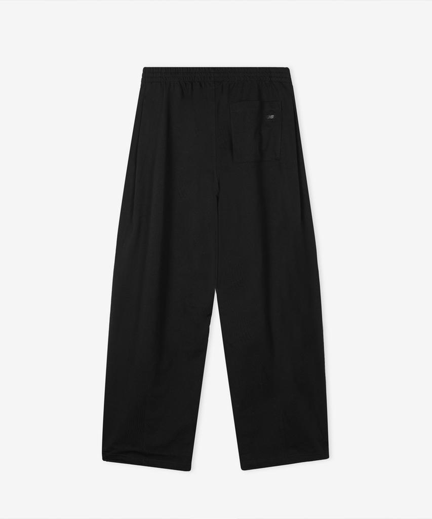 Nyuballanseu Nbmlg21443 / Uni Essential Summer Легкие Широкие Брюки с Боковыми Вставками (черный)