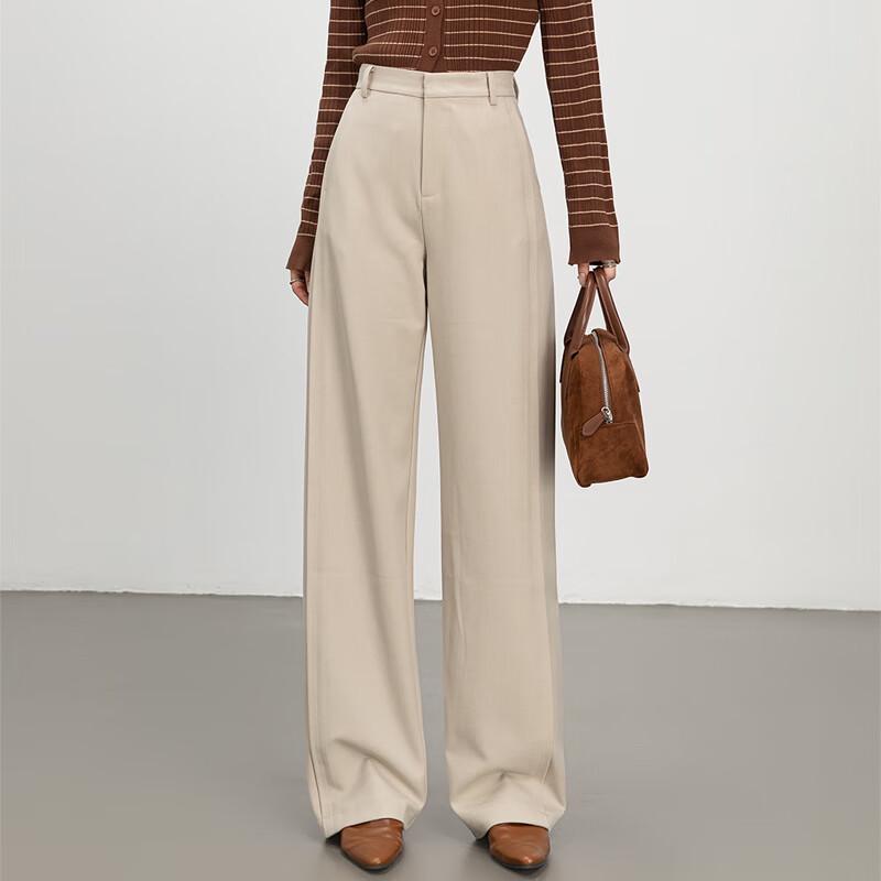 Женские свободные брюки-кюлоты из тенселя и шерсти Van Zhen