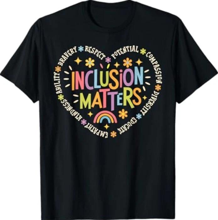 Inclusion Matters Special Education Teacher Autism Awareness T-Shirt