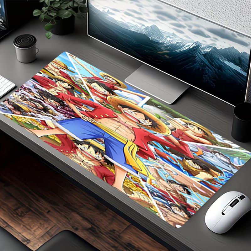 One Piece Print Mouse Pad, for Keyboard Pad Laptop PC Mat for Office Home Use, Desk Decor, Perfect Birthday Gift for Gamers