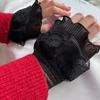Autumn Winter Lace False Sleeves Women'S Sweet Lace Mesh Bell Sleeves Wrist Sleeve For Weddings And Parties