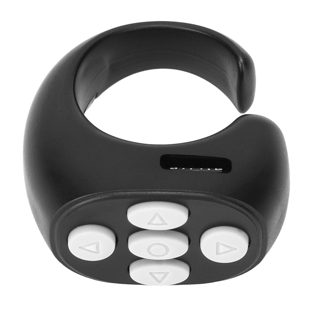 Bluetooth 5.3 Ring Remote Control Page Turner Cell Phone Camera Shutter Selfie Remote for Video