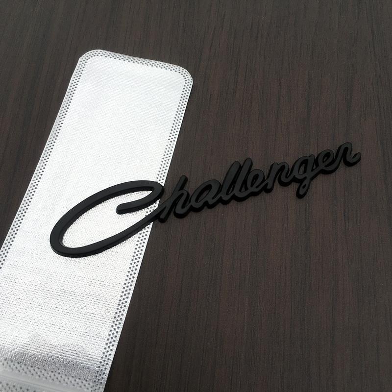 Английская наклейка на автомобиль Challenger Модифицированная металлическая наклейка Challenger Наклейка на задний багажник Наклейка на крыло сбоку