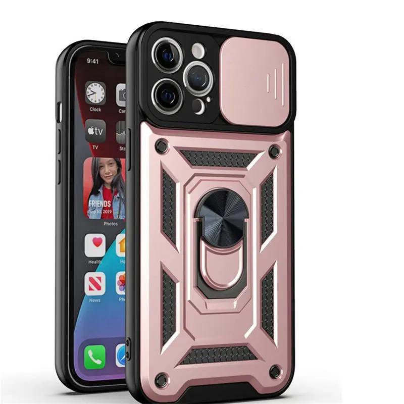 Чехол Armor Shockproof Magnetic Ring Stand Holder для iPhone 13 12 11 14 Pro Max X XR XS Max 12 13 Mini 7 8 Plus 11Pro Back Cover