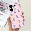 Чехол-сердечко для телефона Xiaomi Poco X6 Pro 5G Чехол PocoX6 5G Мягкий жидкий силикон Capa Для Xiaomi Redmi Note 13 Pro 5G