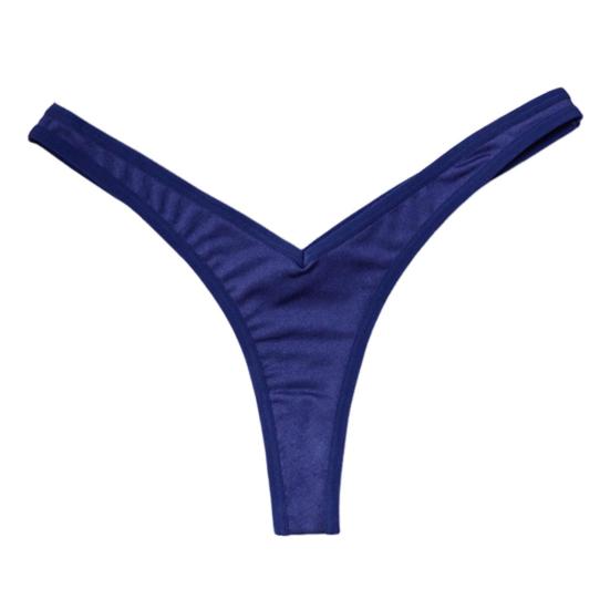 Women Thong Panties Thin Low Waist Seamless Solid Color Good Breathability Lady Underpants