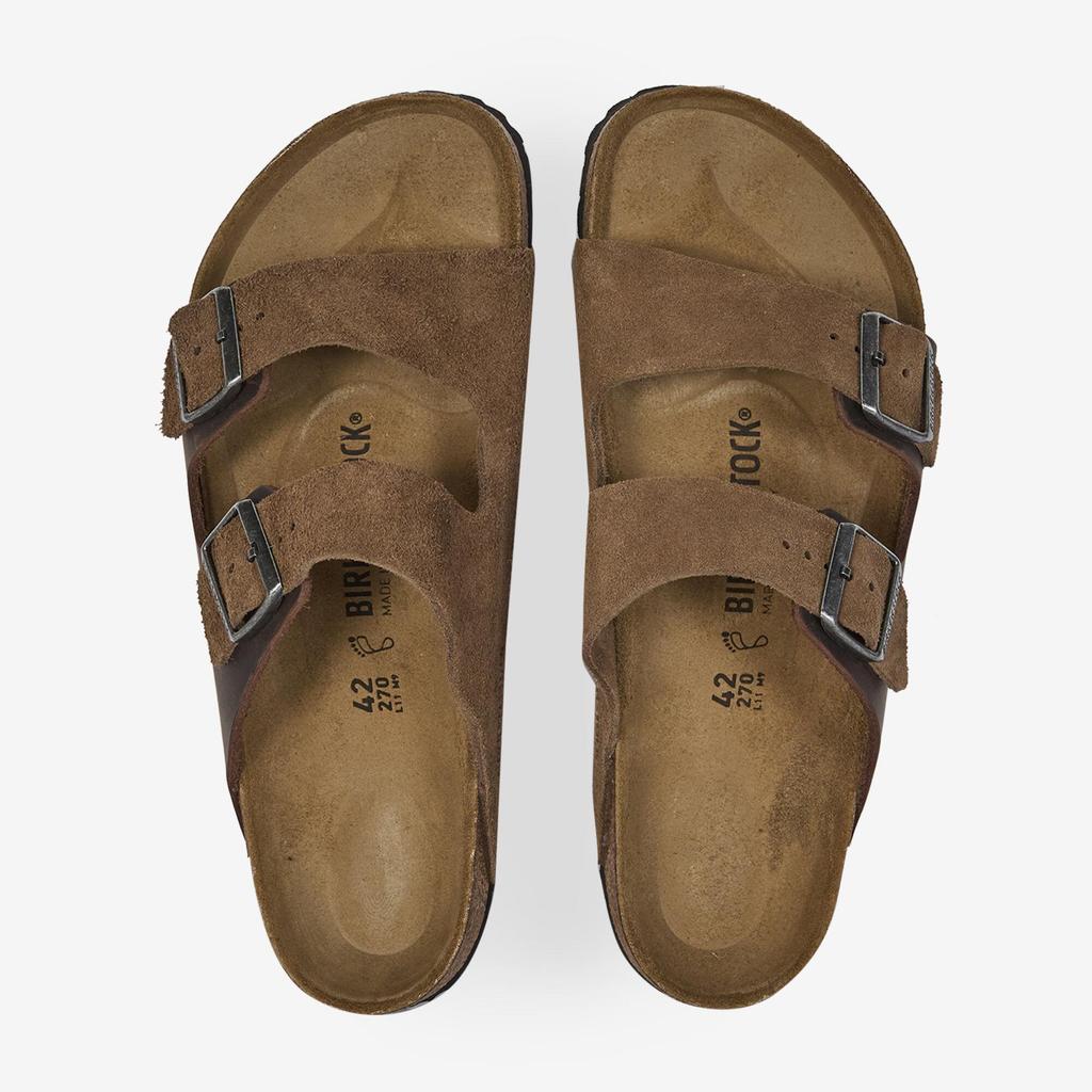 Birkenstock Arizona Sandals Adjustable Buckle Brown