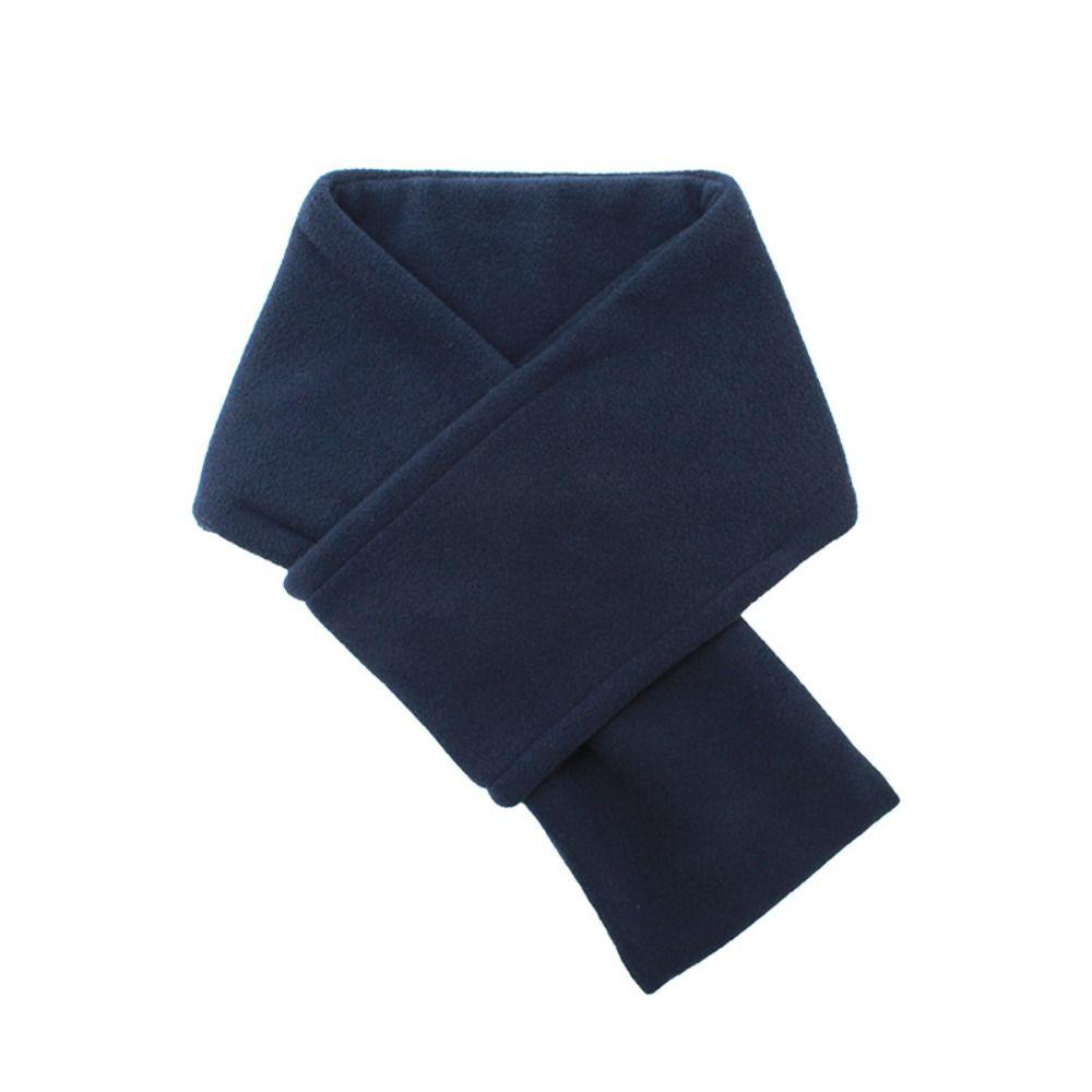Thickened Fleece Scarf Thermal Men Shawl Elegant Winter Scarves Skiing
