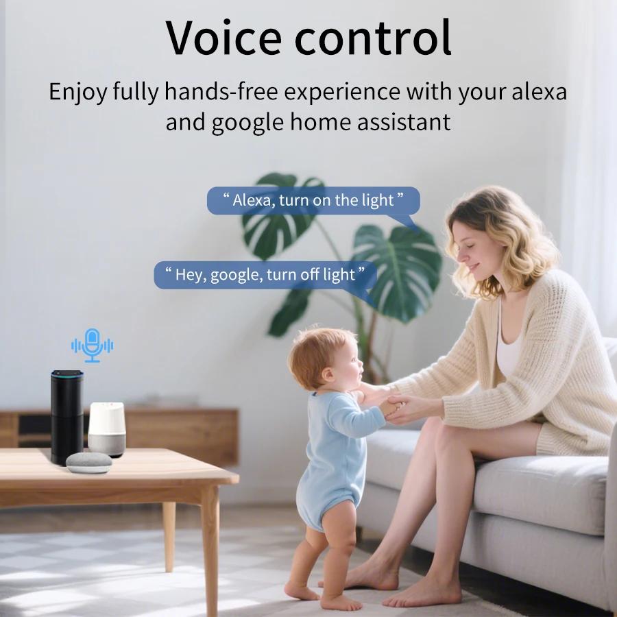Tuya Zigbee 3.0 Smart Light Switch Module DIY Relay Breaker 1 2 3 Gang Smart Life APP Voice Control Alexa Google Home Assistant