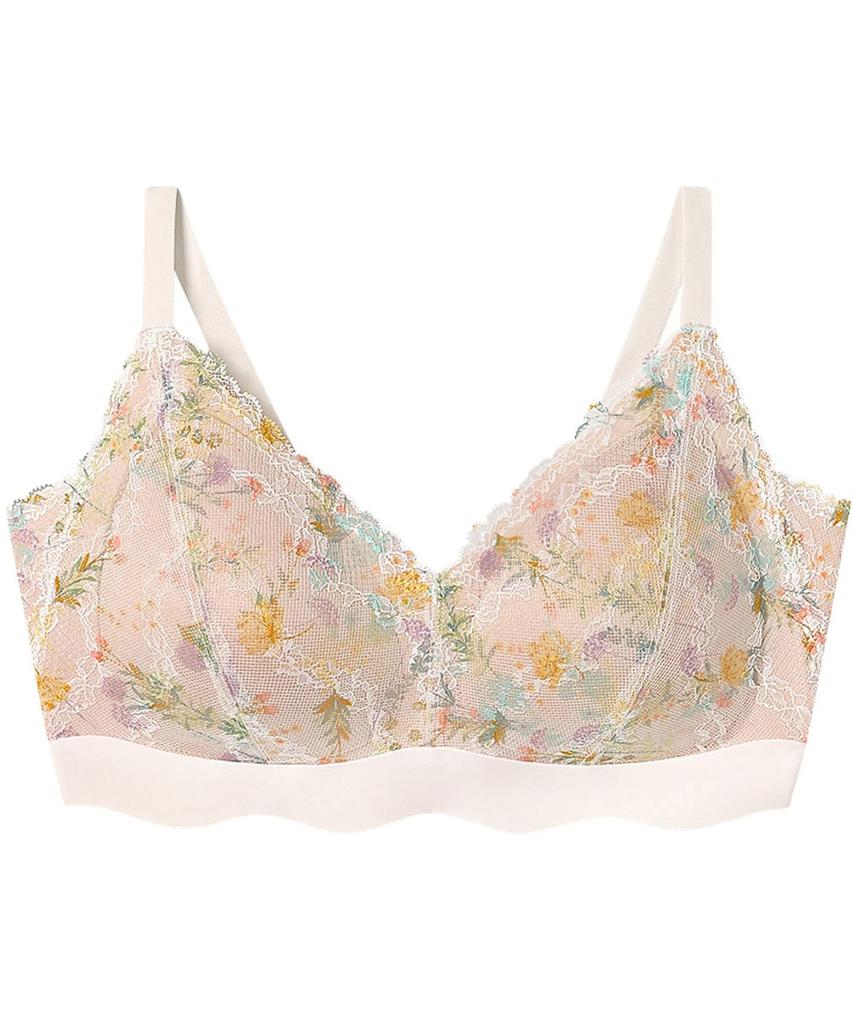 Wireless CR with a Comfortable Fit and Lightweight and a Natural Bust Silhouette Wing/Wacoal Bra, KB4100, Women's, L, Comfort,