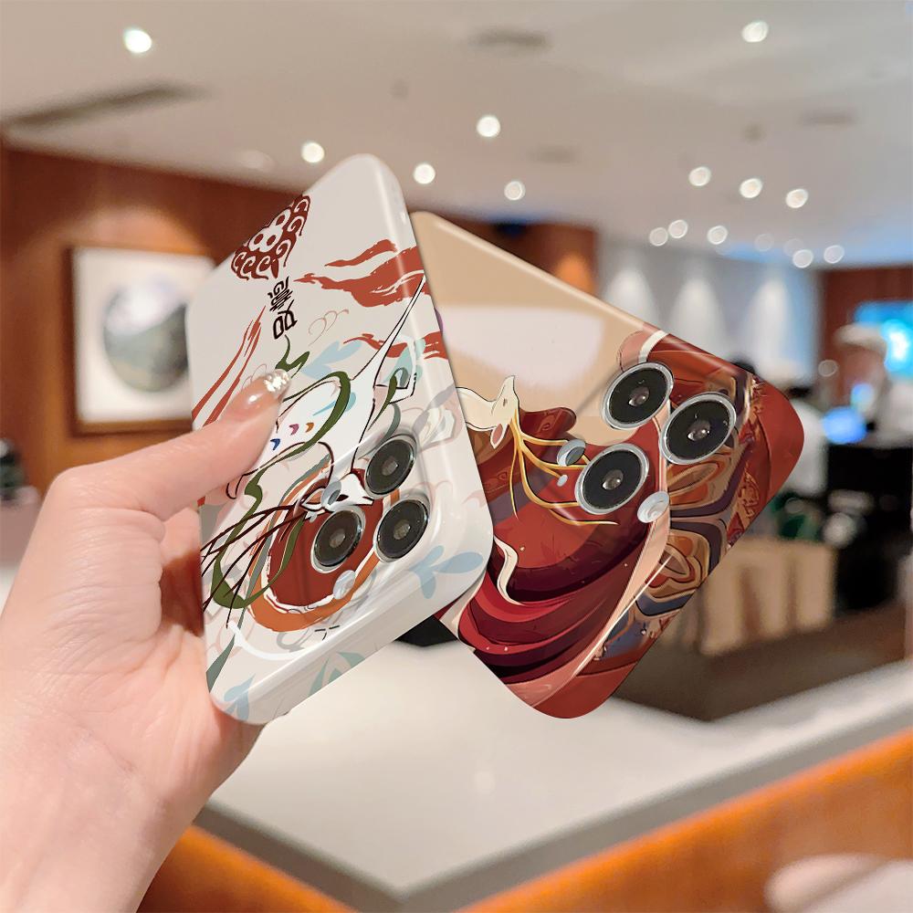 Универсальный чехол для телефона с пленкой, мультяшный модный дизайн, твердый корпус, полное покрытие камеры, противоударный защитный чехол для OPPO Realme OnePlus Infinix Tecno