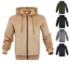 Spring/Autumn Cardigan Jacket for Men: Stylish, Versatile, Trendy, Relaxed Fit, Zip-Up Hooded Casual Sweatshirt