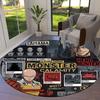 Onepunch Man Round Area Rug Carpet Rug For Living Room Bedroom Sofa Playroom Decor Nonslip Floor Mat