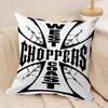 CChoppers WWest CCoast Cushion Cover Silky Short Plush DoubleSided Printed Pillow Case for Sofa All Seasons Home Decor Gift
