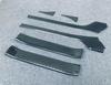 Hyorabyn Door Scuff Plates and Side Step Guards for Toyota New Voxy 90 Series New Noah 90 Series 2022 and Stain Carbon Fiber 6 Pieces / (January