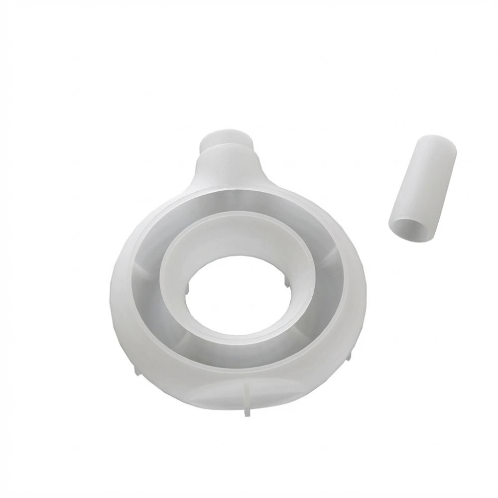 Hollow Out Silicone Vase Mold Oval Stripe Gypsum Mold Decorative Flower Pot Mold  DIY Crafts