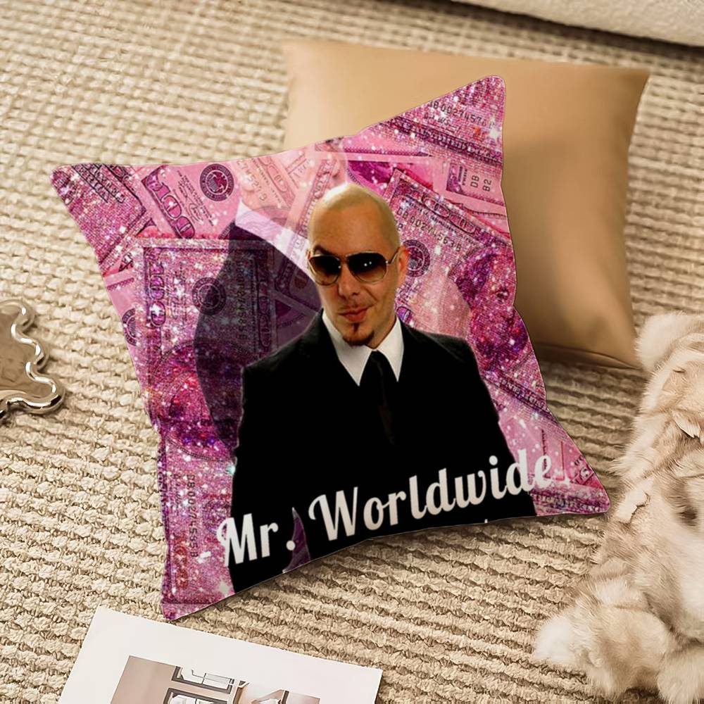 Mr Worldwide P-Pitbull Наволочка Защита от пылевых клещей Невидимая молния Диван-кровать