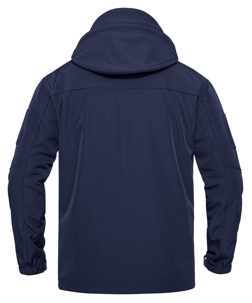 KEFITEVD Mountain Softshell Cold Weather Hooded for Work and Motorcycle Size M Men's Jacket, Fleece-Lined Parka, Protection, Hiking, Trekking, Wear,