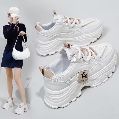 Кроссовки Mesh Surface Clunky женские летние новые дышащие женские студенческие кроссовки для повседневного ношения