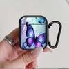 Purple Butterfly Case For Airpods 1 3 Pro Pro3 2 4 Pro2 Earphone Cases Cover