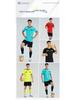 Breathable Adult Football Kit: Sweat-Wicking Jersey & Shorts Set with Short Sleeve Training Top Referee Uniform