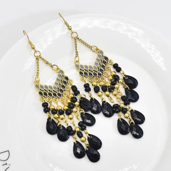 1 пара висячих сережек, бусин, декоративных капель воды, подвесных серег на крючках, подарок