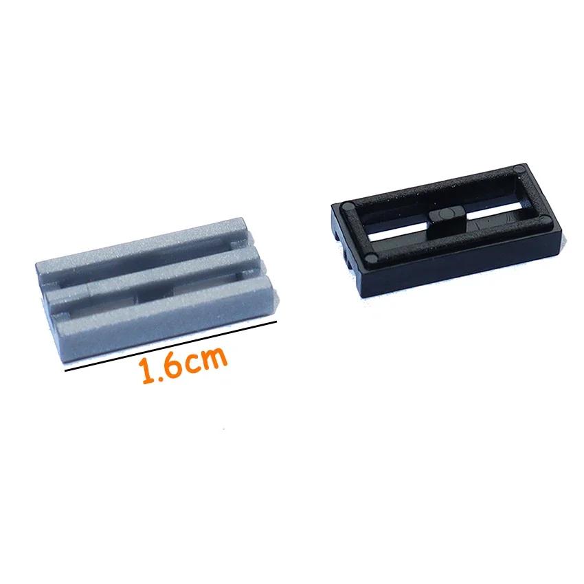 2412 30244 Building Blocks 150pcs MOC Parts Brick Tile Modified Special 1 x 2 Grille Assemble Particles