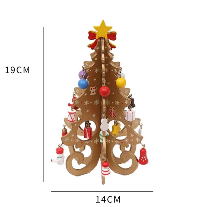 Wooden Christmas Tree Christmas Ornaments Small Pendants