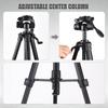 150cm/ 59in Portable Camera Tripod Stand Aluminum Alloy Photography Travel Tripod 3kg Load Capacity