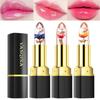YANQINA Color-Changing Jelly Lipstick with Gold Foil - Non-Stick, Non-Fading, Temperature-Sensitive Lip Gloss