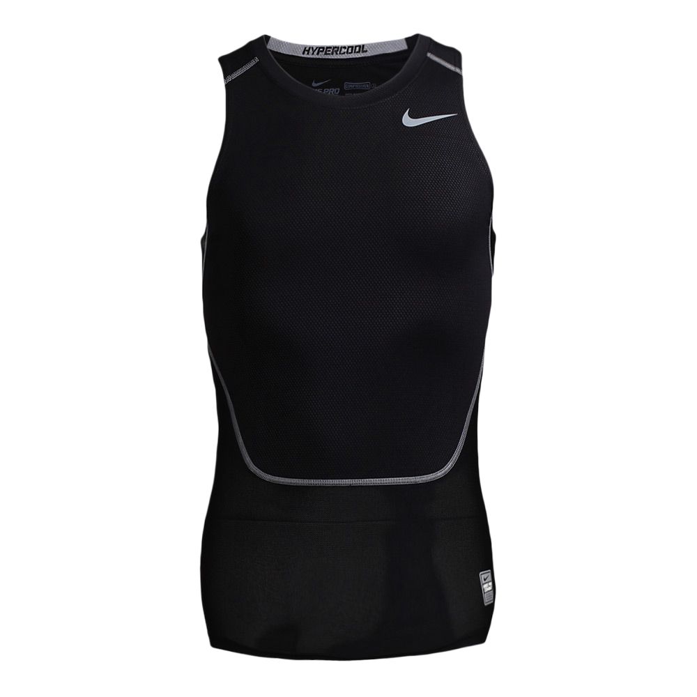 Nike Майка Hypercool Comp Мягкая Удобная Круглый Вырез Без Рукавов Мужские Топы 636149-010