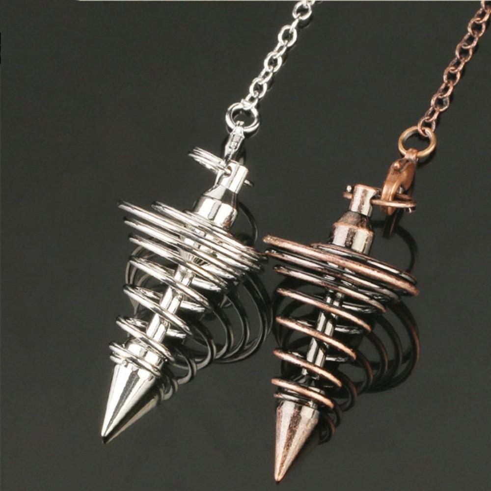 Energy Witch Spiritual Pendulos Pointed Meditation Cone Metal Pendulum Isis Pendulum Women