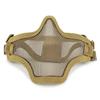 Adjustable Metal Face Mask Protective Strike Steel Mesh Mask Half Face Wire Mask  Cosplay Costume