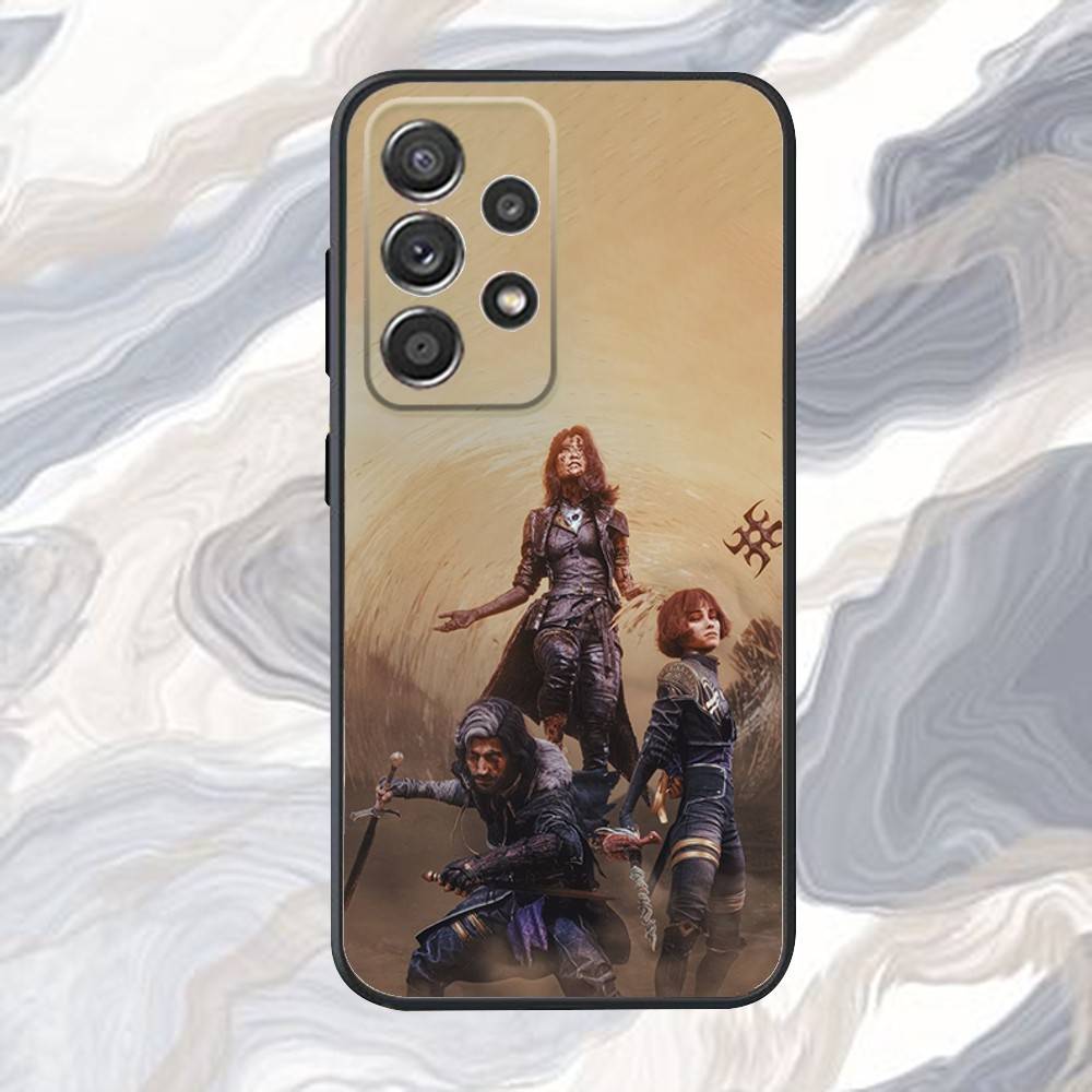 Чехол для телефона C-Clair Obscurs E-Expedition 33 для Samsung S25, S24, S21, S22, S23, S30, Ultra, S20, Plus, Fe, Lite, Note, 10, 9, 5G Черный
