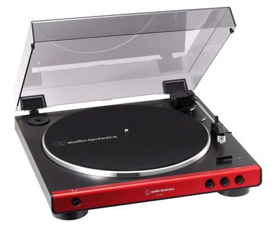 Audio Technica Full Auto проигрыватель пластинок Красный RD AT-LP60X
