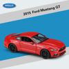 1/24 Scale Welly 2015 Ford Mustang GT Alloy Car Model Diecasts Metal Toy Vehicles Car Model High Simulation Collection Childrens Gifts