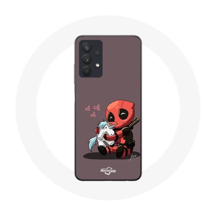 Coque - MANIACASE - Samsung Galaxy A32 5G - Licorne - DeadPool - Souple