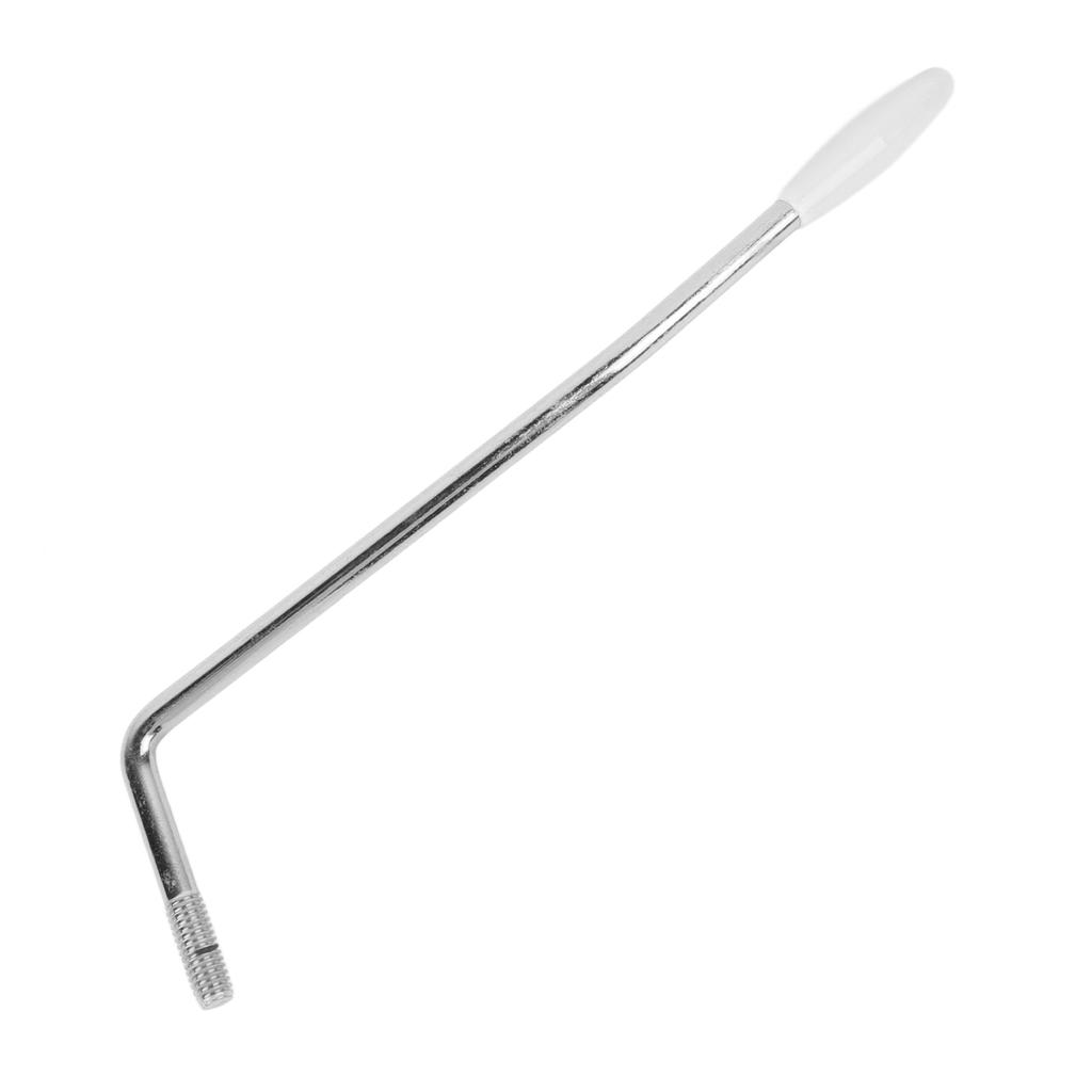 Electric Guitar Tremolo Arm Thread Metal Single Tremolo Vibrato Arm Guitar Accessory Silver with