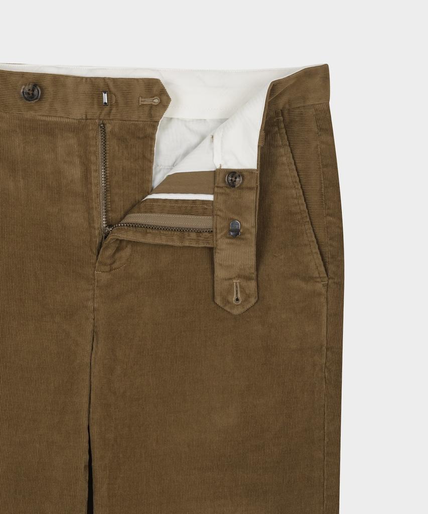 BROOKS BROTHERS Узкие вельветовые брюки чинос 15W (коричневый) (Bbpcmnf401)