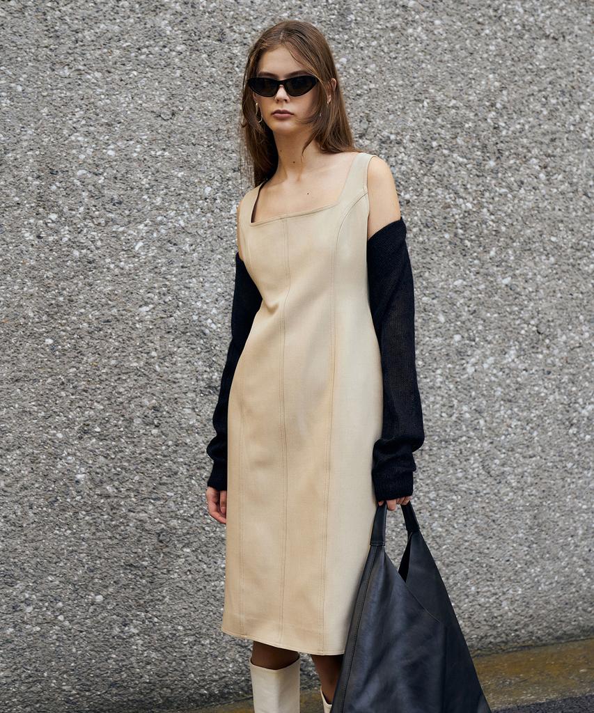 Rene J Square Neck Dress