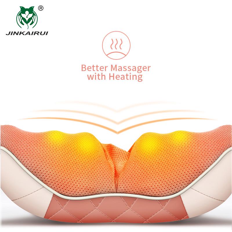 U-образный электрический массажер шиацу для тела, плеч, шеи, спины, инфракрасный 4D разминающий массажер