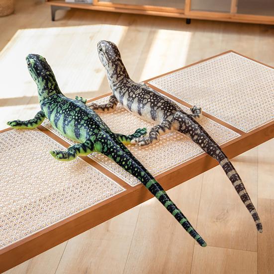 Реалистичная плюшевая игрушка ящерица 29" Мягкая игрушка ящерица имитация хамелеона плюшевый подарок для детей