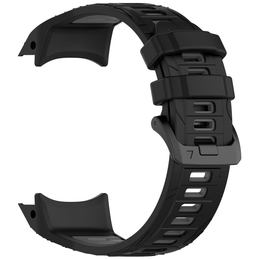 For Garmin Instinct 3 Solar 45mm/AMOLED 45mm Watch Band 22mm Dual Color Silicone Replacement Strap