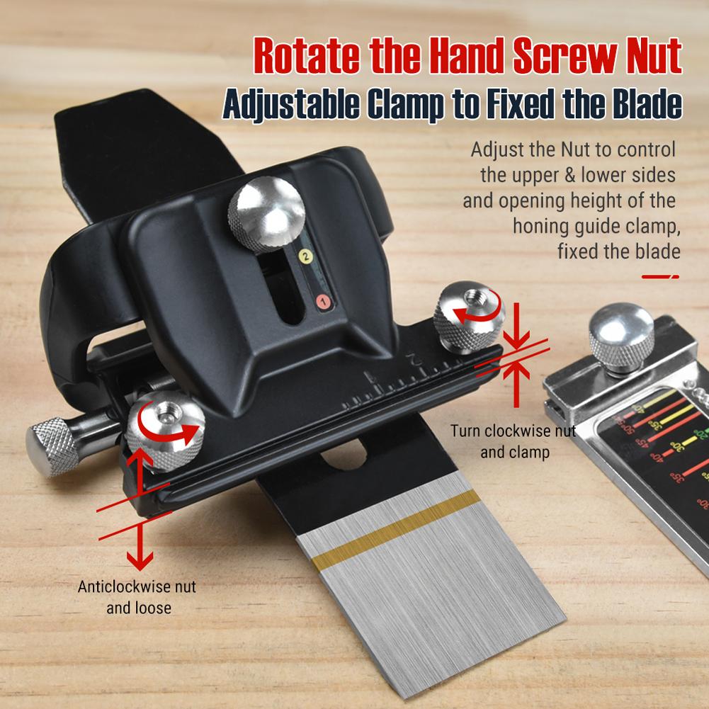 Точный фиксированный угол заточки ручная точилка регулируемый угол шлифовальный инструмент для деревообработки