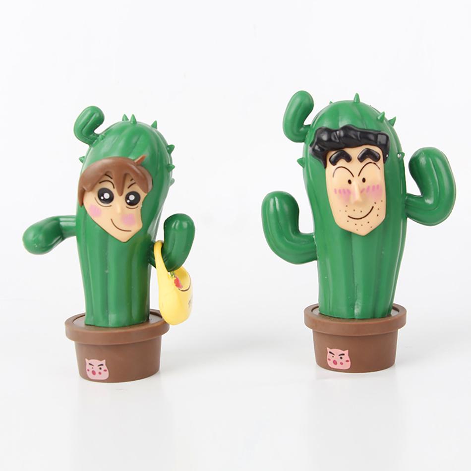 5 шт. Фигурка Кролик Син-тян Кактус Экшен-фигурка Нохара Синносукэ Аниме Фигурка ПВХ Коллекционная Модель Игрушки Подарки для Детей