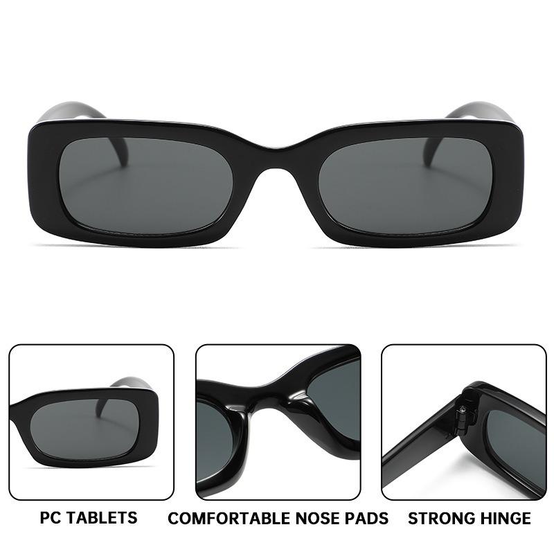 New Small Sunglasses Women Men Trendy Vintage Brand Designer Glasses Hip Hop Square Sun Glasses Female Eyewear Uv400