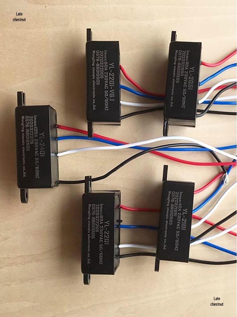 Однофазный электронный центробежный выключатель-стартер для двигателя 30А - 120А