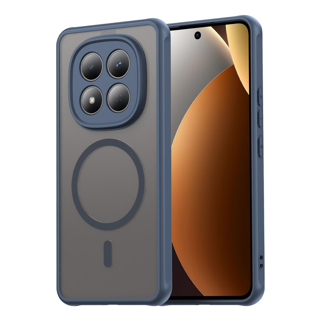 Матовый ударопрочный чехол-щит для Xiaomi Poco M8Pro Redmi Note 15 Pro 4G Plus 5G, с магнитной беспроводной зарядкой, из ТПУ-пластика
