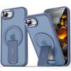 For iPhone 16e Case Compatible with MagSafe PC + TPU Phone Cover with Kickstand